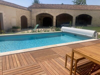 Le brissonneau piscine et arches du porche